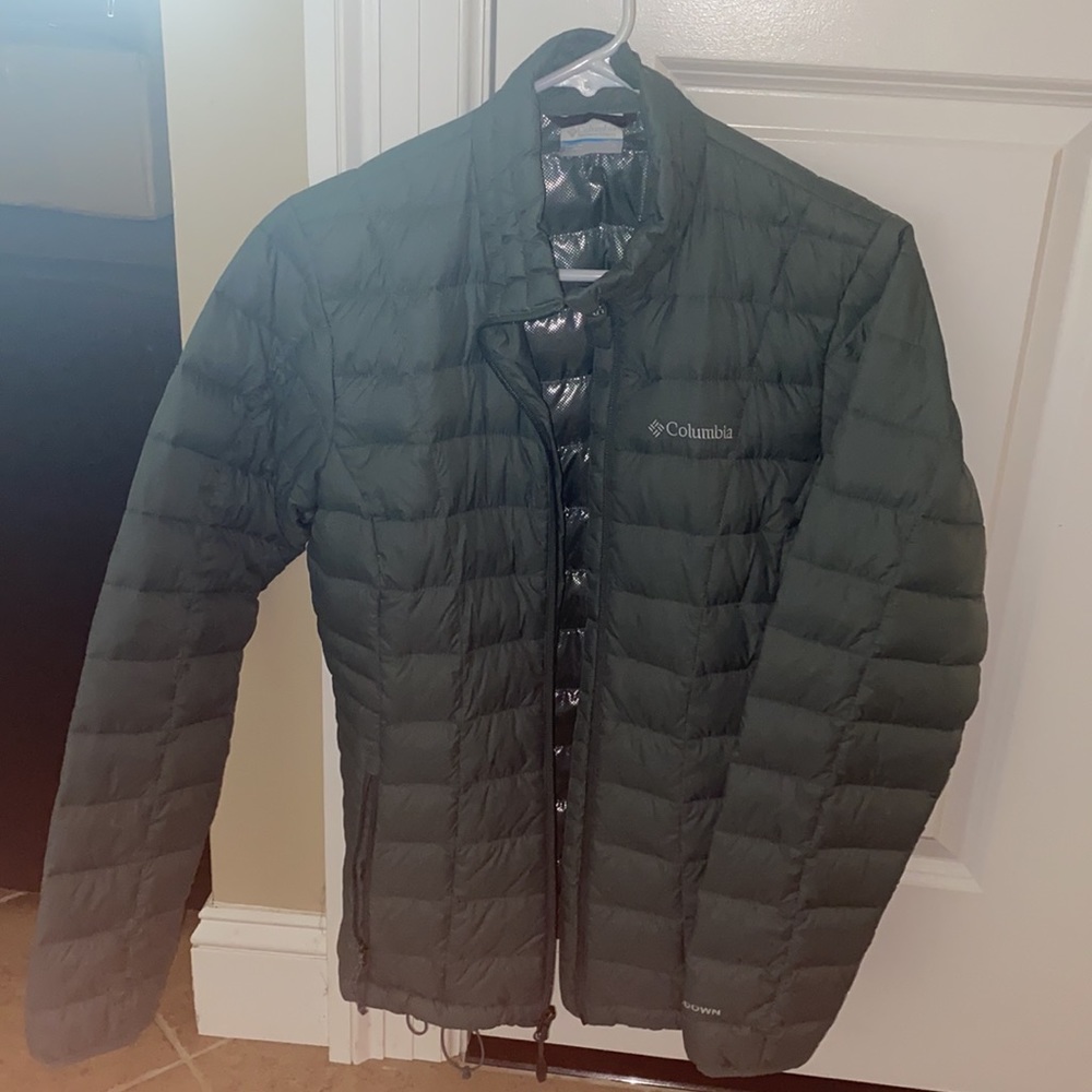 Columbia women’s small blue/green Turbodown jacket